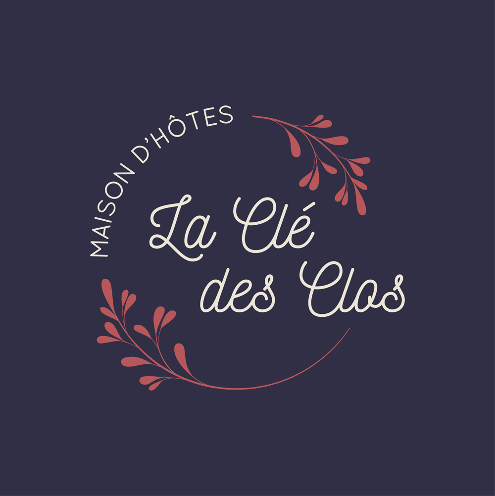 Création de logo Maison d'hôtes - La Clé des Clos