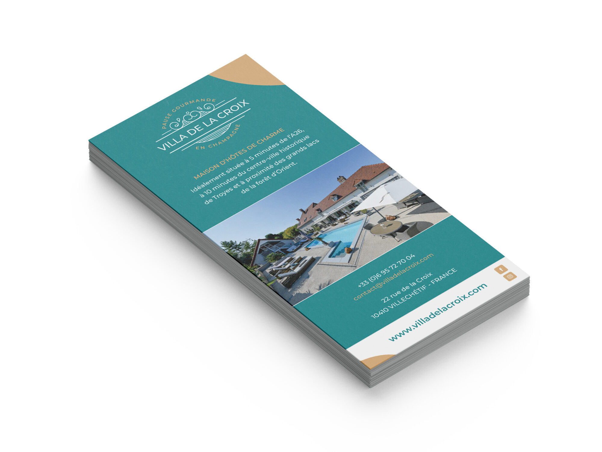 Création de Flyer - Villa de la Croix