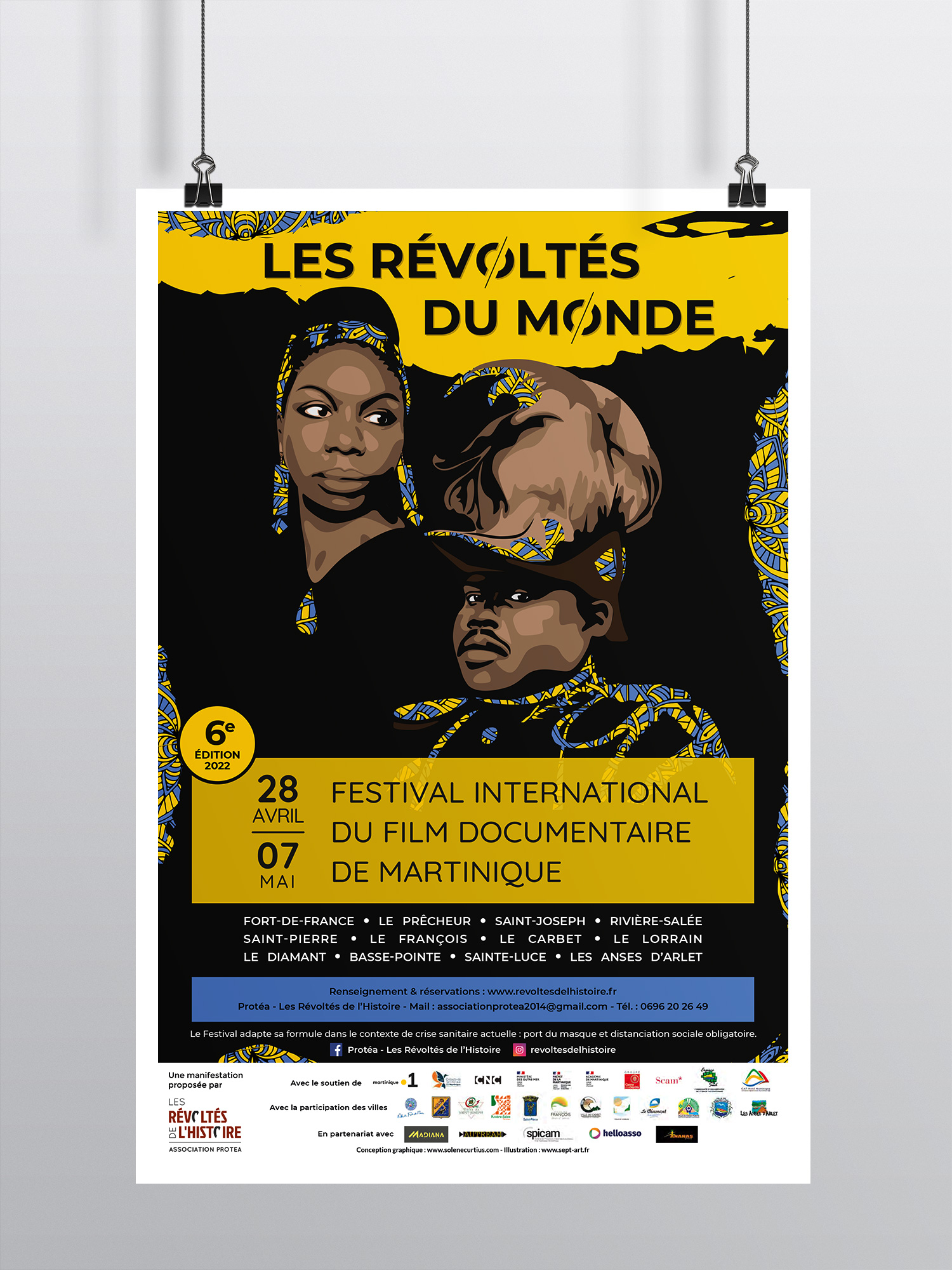 Solène Curtius - Affiche - Les révoltés du Monde