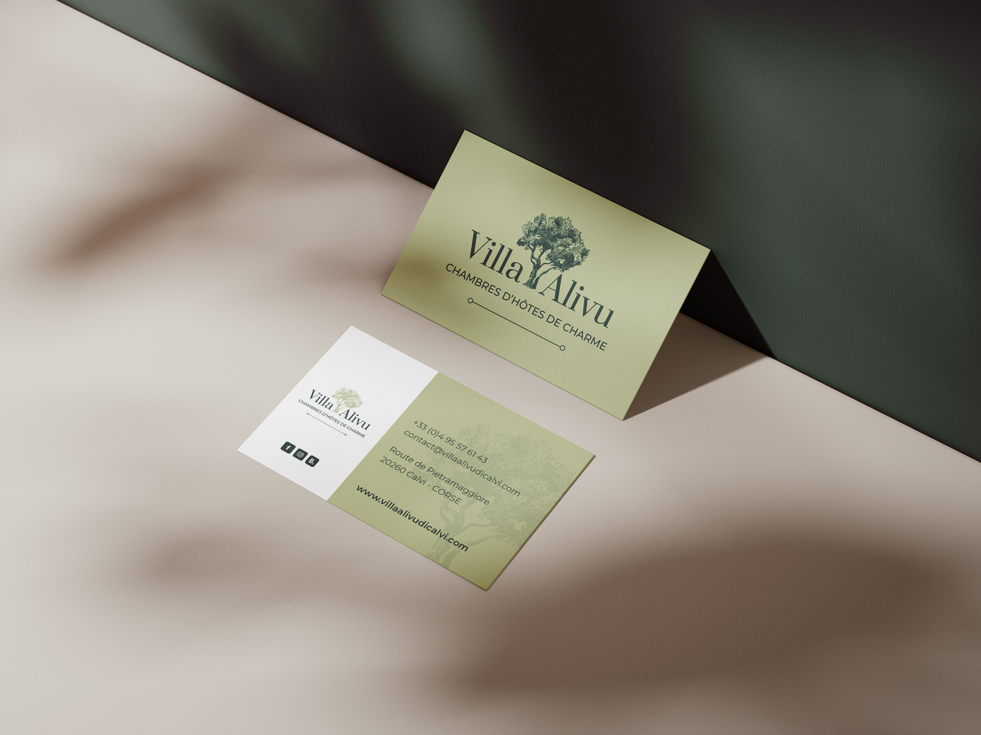 Création de carte de visite