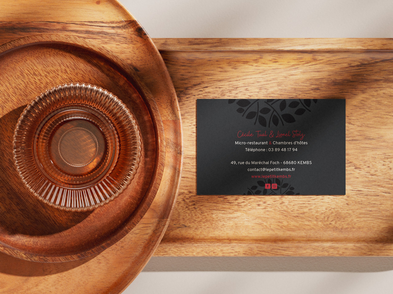 Création de carte de visite - Le petit Kembs